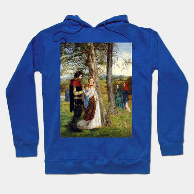 Sir Lancelot and Queen Guinevere - James Archer Hoodie by forgottenbeauty